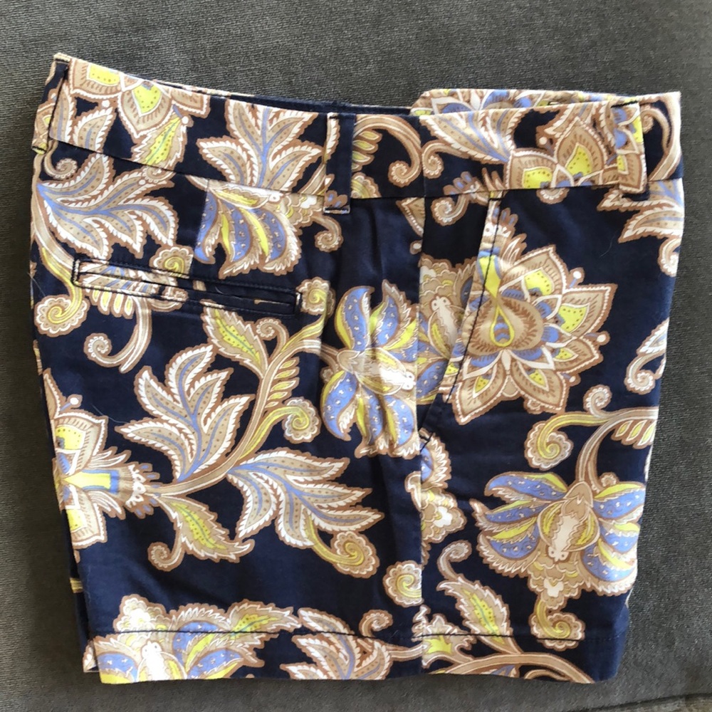 Paisley print shorts